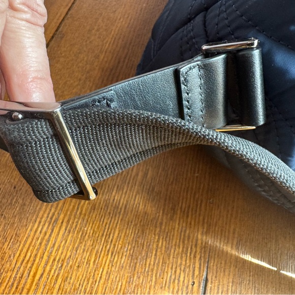 Kate Spade Large Navy Quilted Ellie Flap Backpack-EUC - Picture 6 of 15